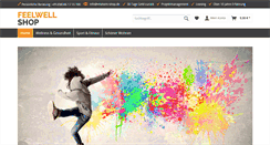 Desktop Screenshot of feel-well-shop.de